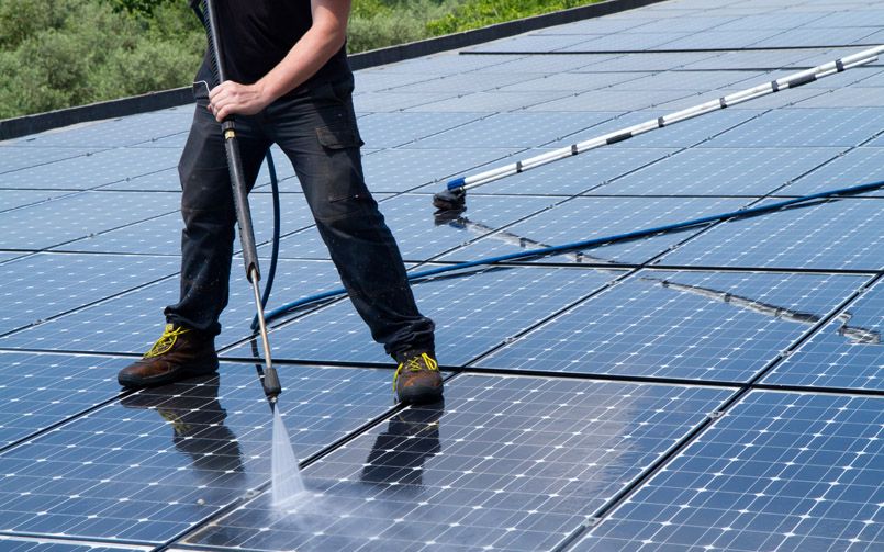 Pulizia fotovoltaico